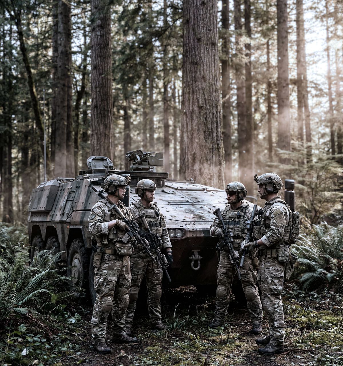 Troops in Forest Boxer